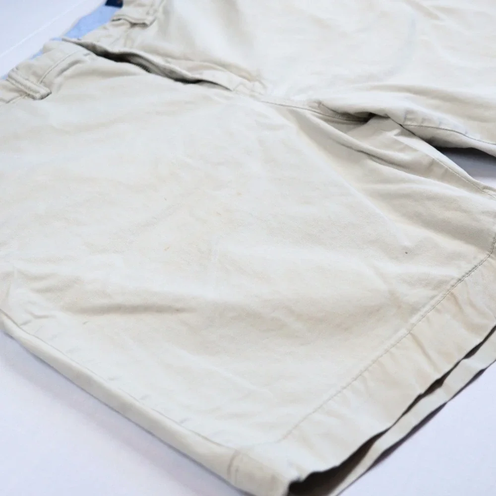 Polo Ralph Lauren Chino Shorts Mens‎ 36 Khaki Beige Stretch Classic Fit Cotton